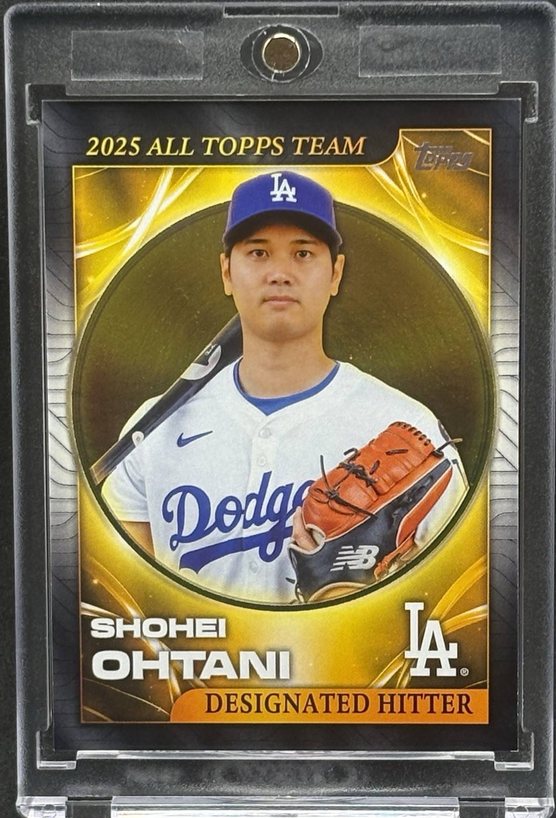 Shohei Ohtani BLACK GOLD FOIL TOPPS CARD DODGERS