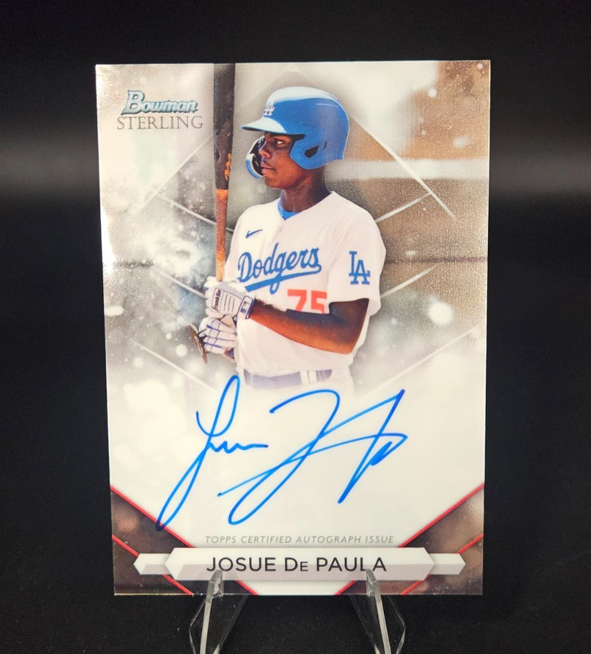 JOSUE DE PAULA – 2023 Bowman Sterling – Prospect Autographs #PA-JD Dodgers