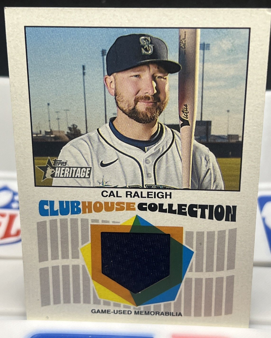 2026 Topps Heritage Cal Raleigh Clubhouse Collection Relic Patch Jersey Mariners