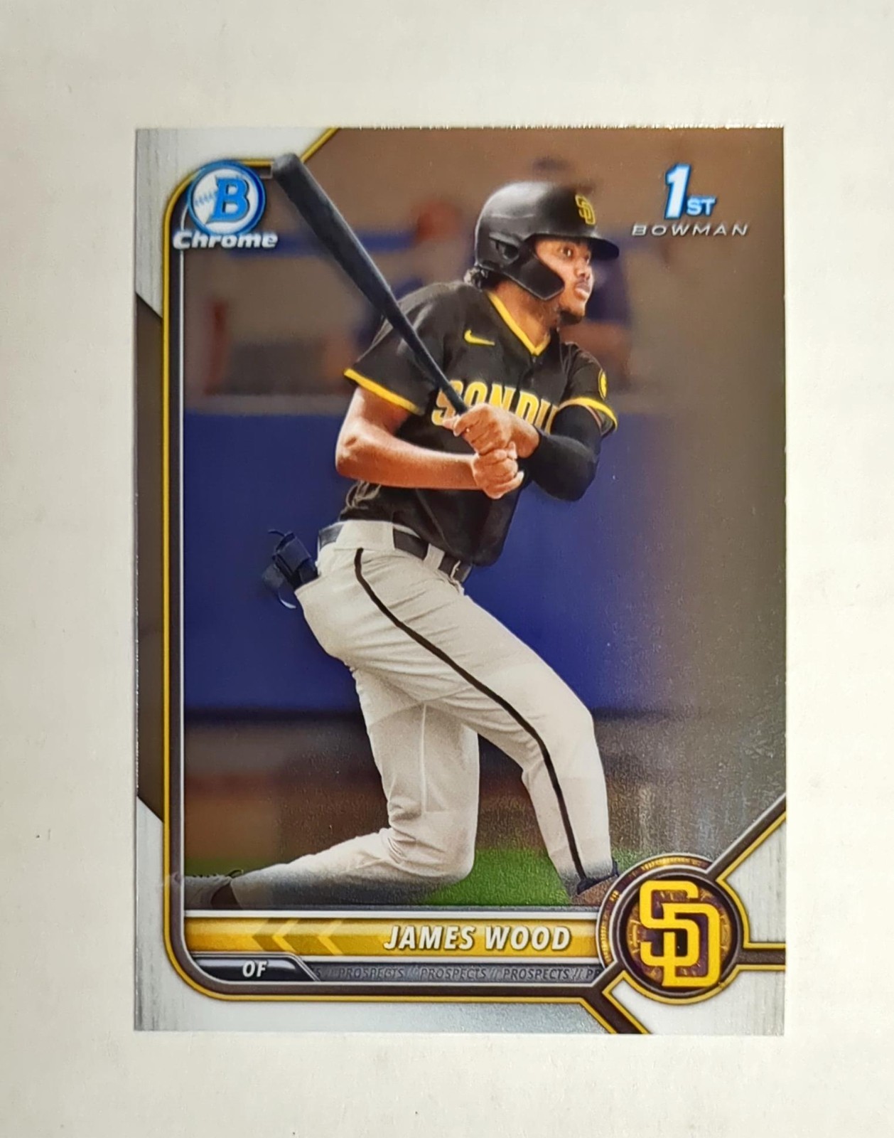 2022 Bowman Chrome James Wood 1st #BCP-108 RC Rookie Nationals Padres