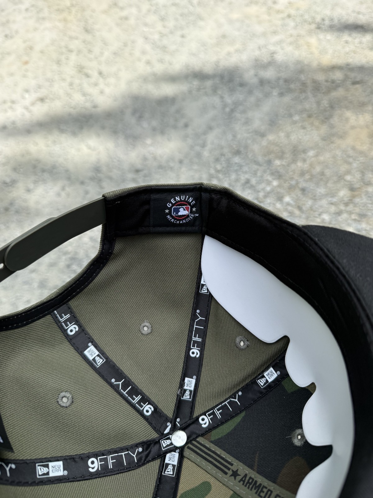 Adult New Era Olive Los Angeles Dodgers 2026 Armed Forces Day 9FIFTY Unisex
