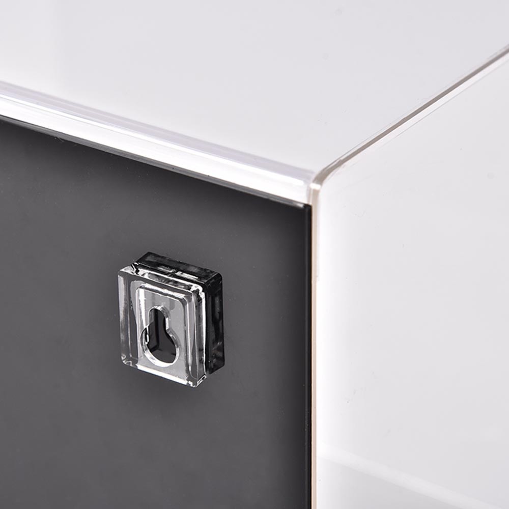 Acrylic Wall Mount Horizontal Boxing Glove Display Case UV Protecting Full Size