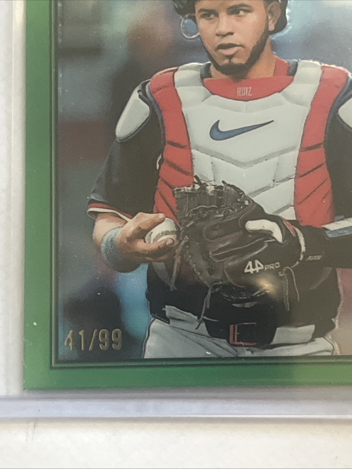 2026 Topps Heritage #201 Keibert Ruiz Chrome Green Refractors #/99
