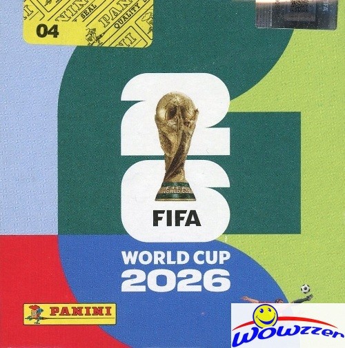 2026 Panini World Cup Soccer 50ct ITALY Box-350 Stickers! Look for EXTRA Sticker