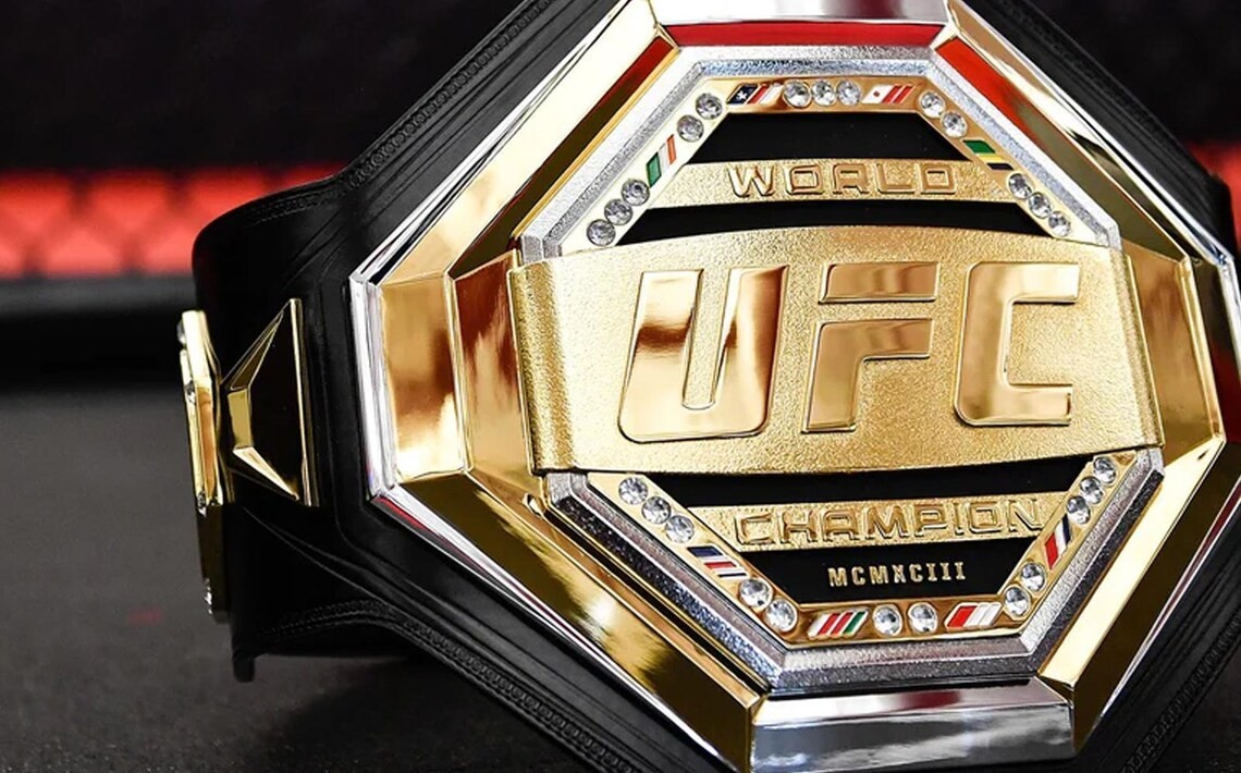 UFC Legacy Championship Title Belt Brass Gold Adult Size Replica Belt 4mm