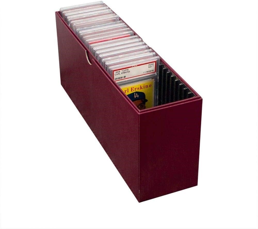 2 BCW Slotted Graded Card Box For PSA Certified Slabs Storage Case MTG Pokemon +