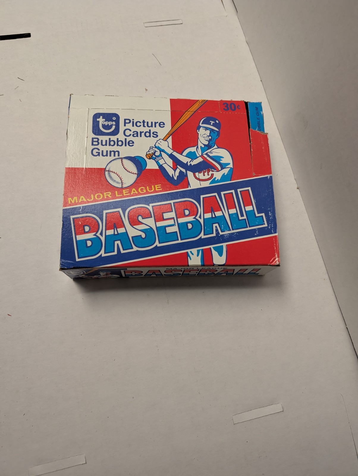 1978 Topps Baseball Cello Empty Display Box Hinge Missing Nice!