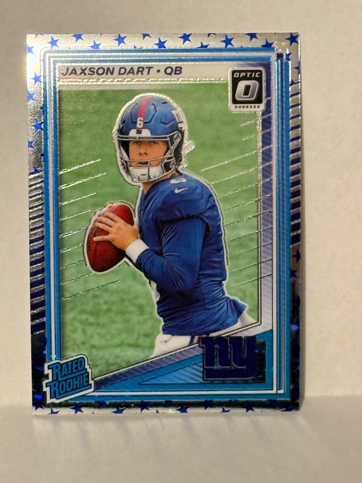 2025 Panini Donruss Optic Rated Rookie Jaxson Dart Blue Stars Prizm