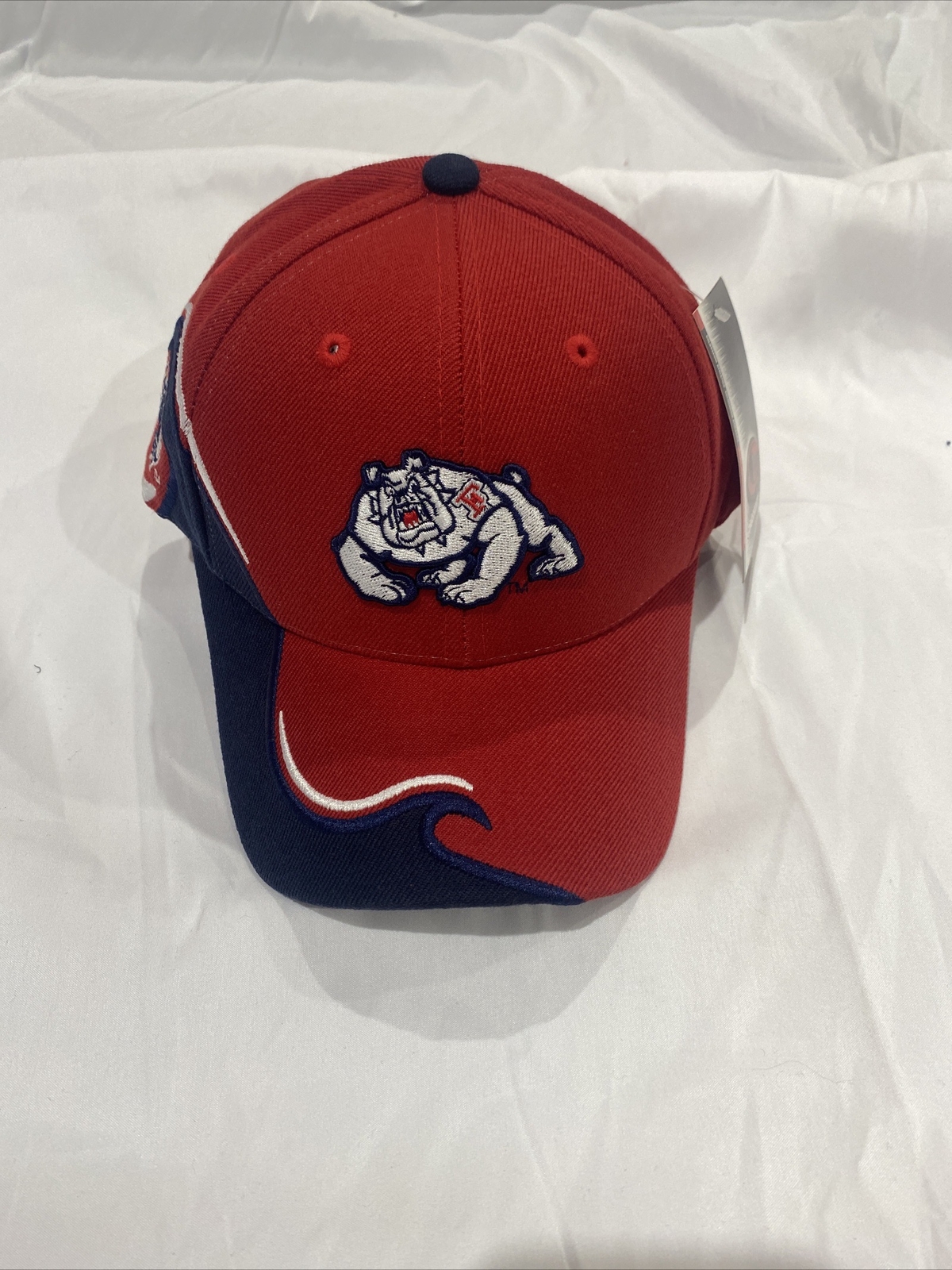 New With Tags Fresno State Bulldogs Colosseum Red/ Blue Cap – Adjustable Hat