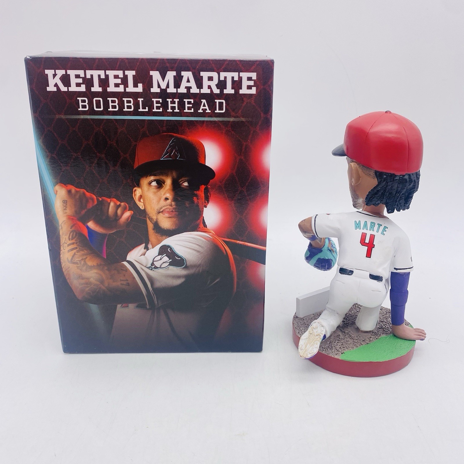Ketel Marte Arizona Diamondbacks MLB 2025 SGA Bobblehead NIB Fielding Crouching