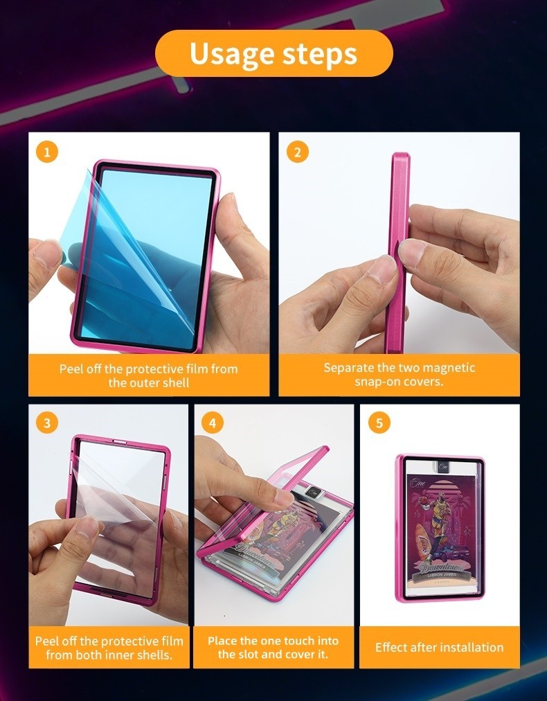 Magnetic Trading Card Case Protector One Touch Fits Ultra Pro 35PT 130PT slab