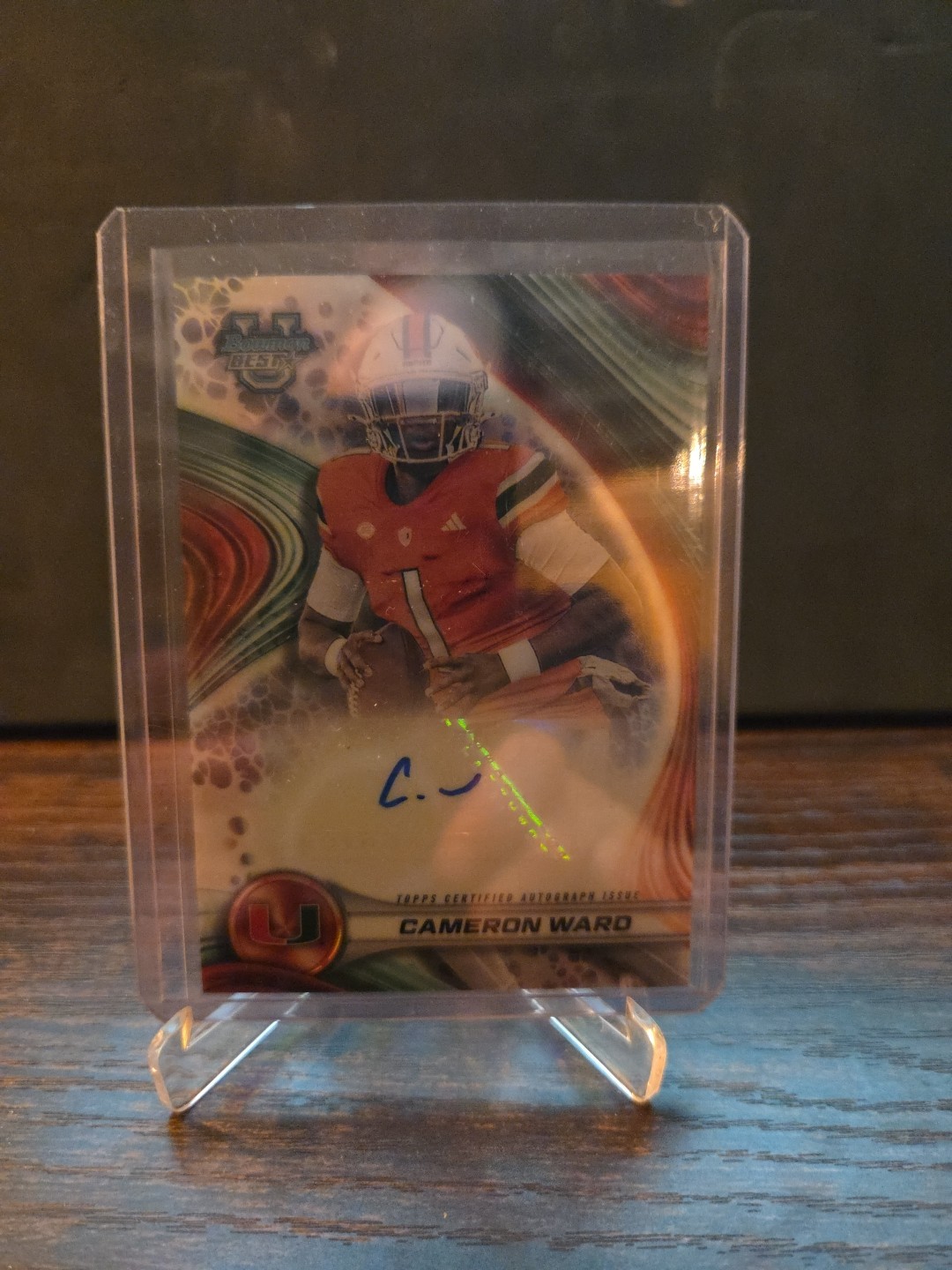 2024 Bowman’s Best University – Best of 2024 Autographs Cameron Ward #BOA-CWA