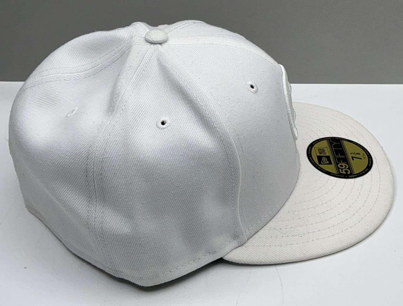 Pittsburgh Steelers 59Fifty White On White 7 5/8 Fitted Cap Hat $50 See Details