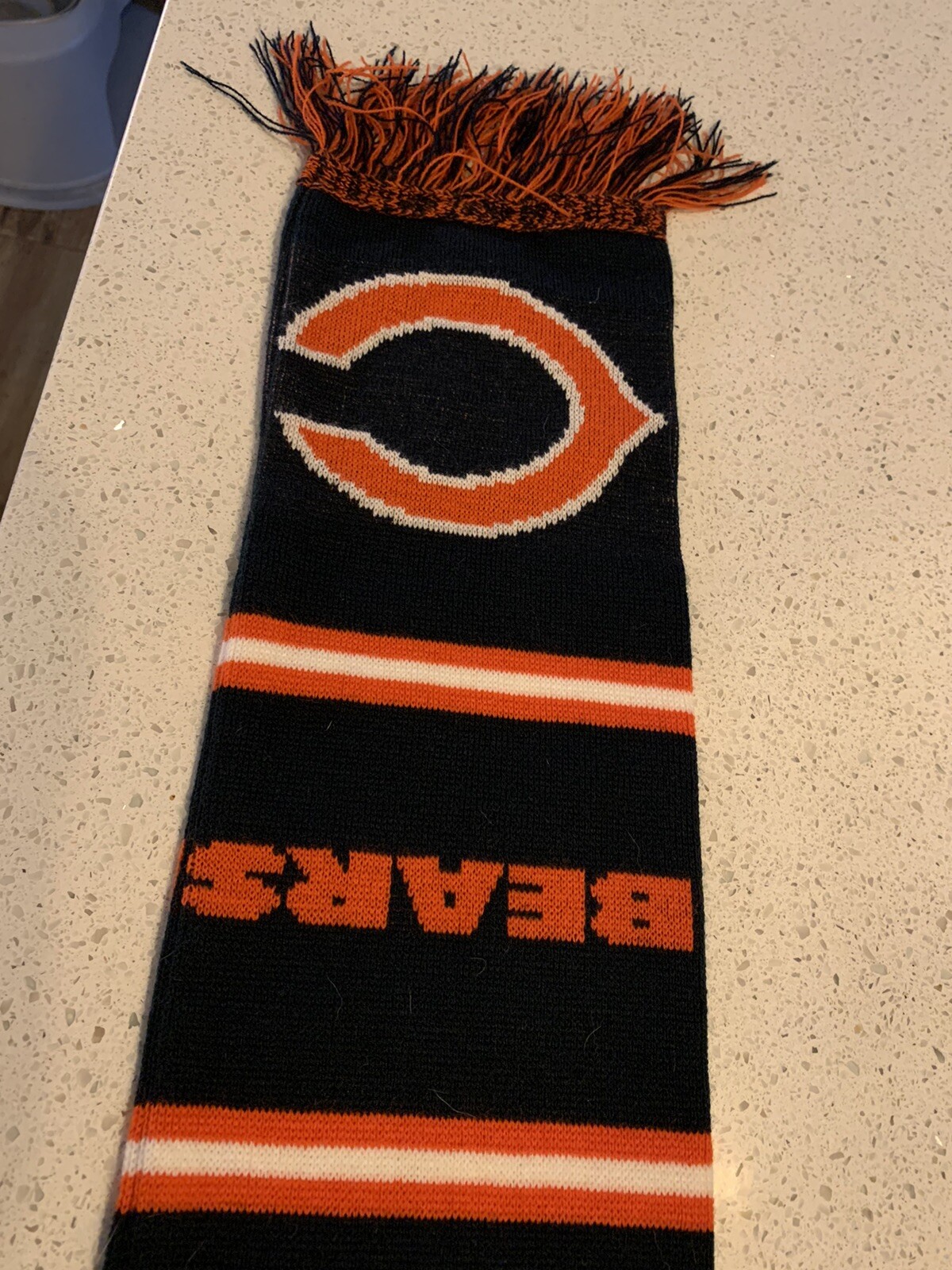 Chicago Bears Knit Scarf, 6.5” W x 65” L, NFL, Forever Collectibles