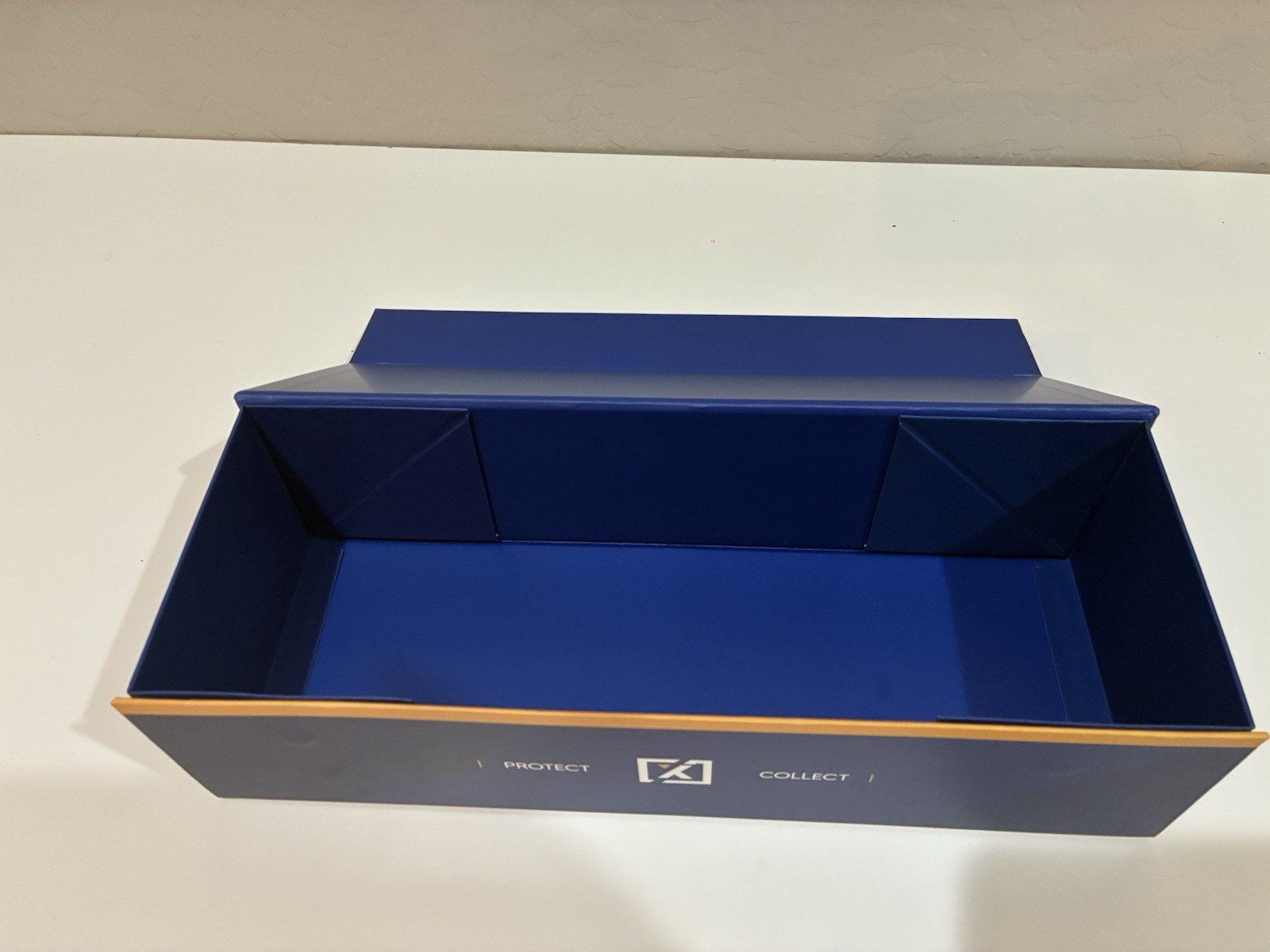 Trading Card Storage Box For Slabs And Loose Cards *PICTURE IS ASSEMBLED BOX*