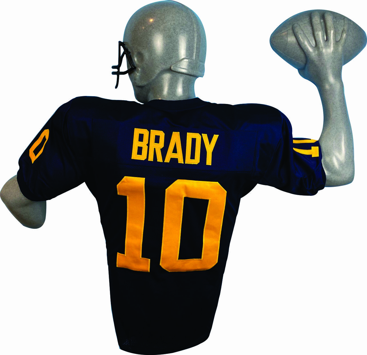 Premium Football Display, Wall Hanging Statue Display, Jersey Frame Alternative