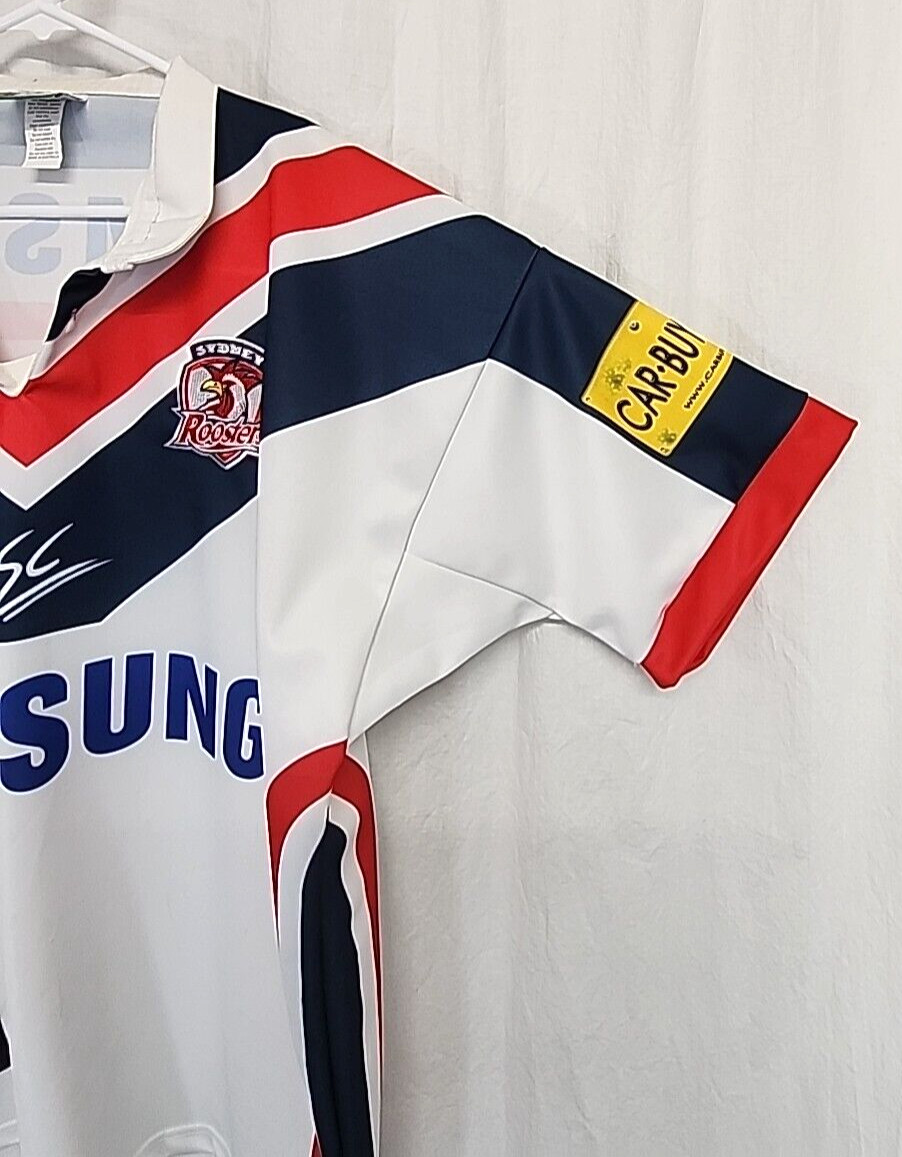 Sydney Roosters Jersey 2XL Rugby NRL Australia Samsung ISC Telstra Car Buyers