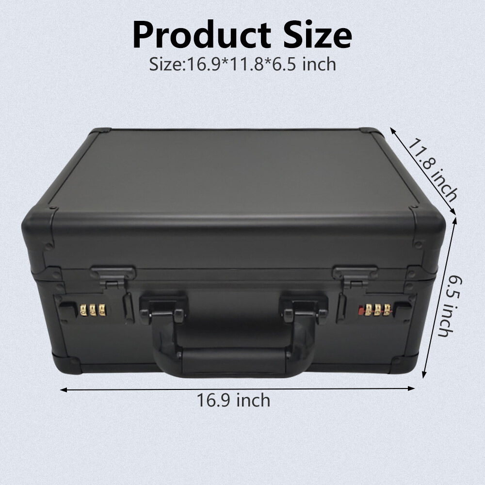 4-Row Graded Card Storage Box Case Holds 150+ Slabs PSA Slab Case w/ Key Lock