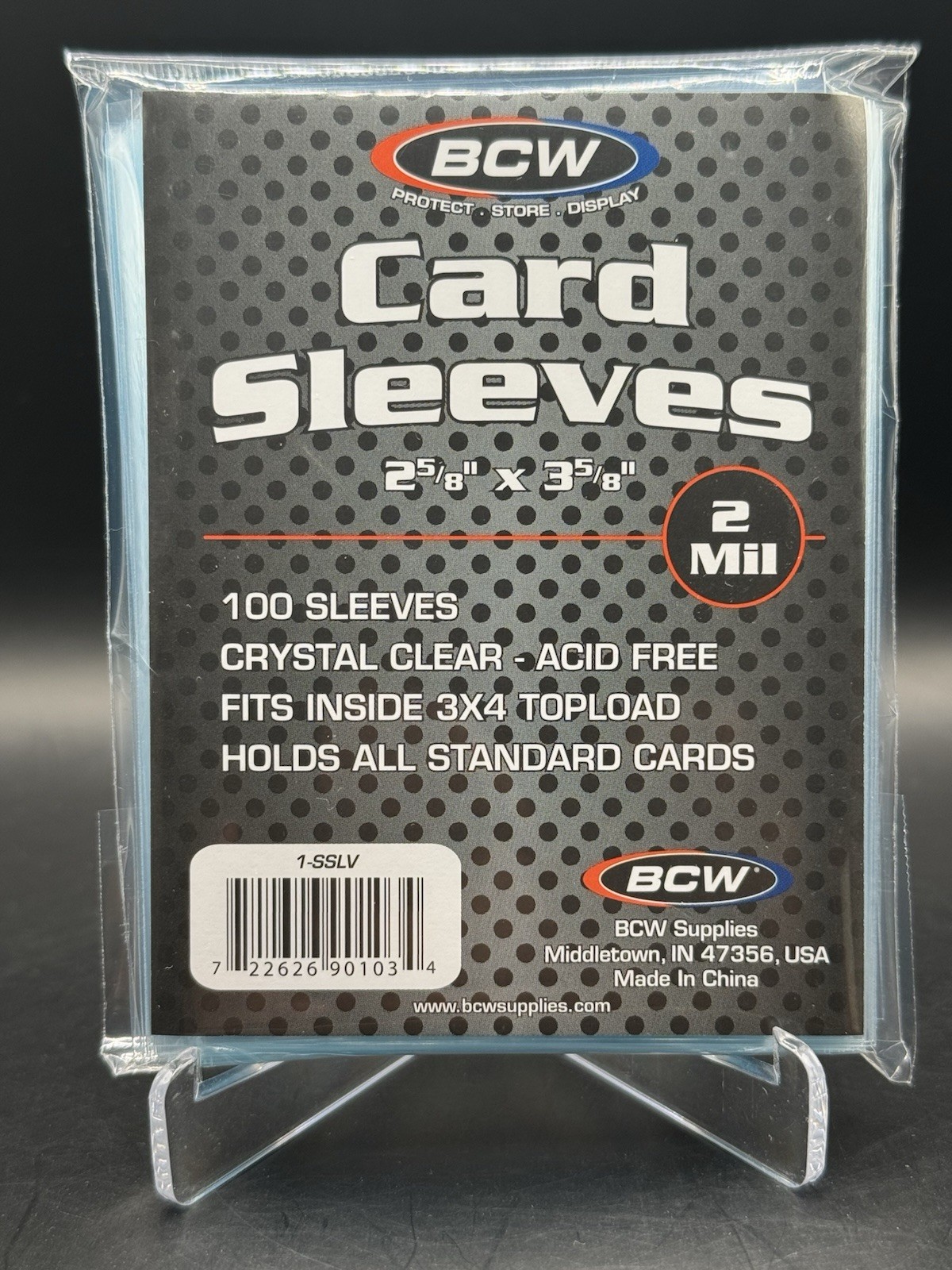 BCW Standard Penny Sleeves 100 ct Pack Clear Soft Card Protectors