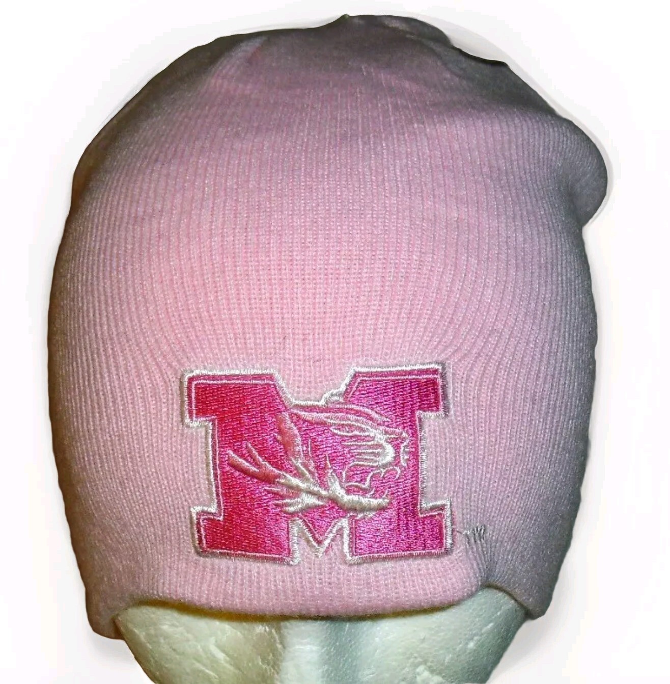 Missouri Tigers University Womens Girls Pink Winter Hat Beanie cap New Ncaa