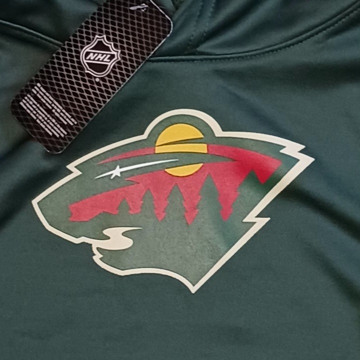 Minnesota Wild INFANT Hoodie Size 12 Months Hooded Green NHL Official Product