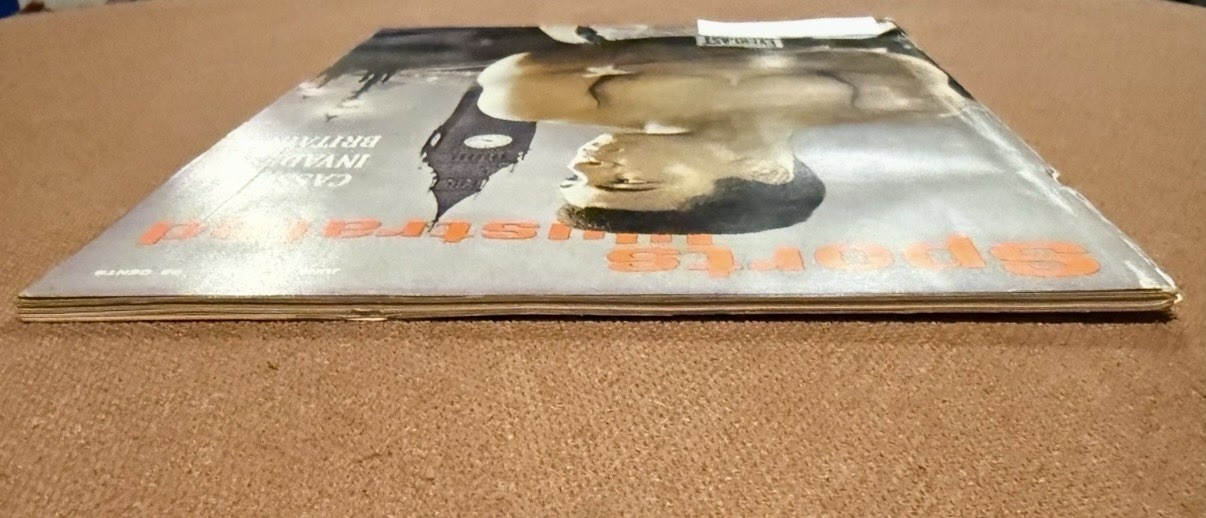 Sports Illustrated June 10, 1963 Cassius Clay Muhammad Ali First Cover Label
