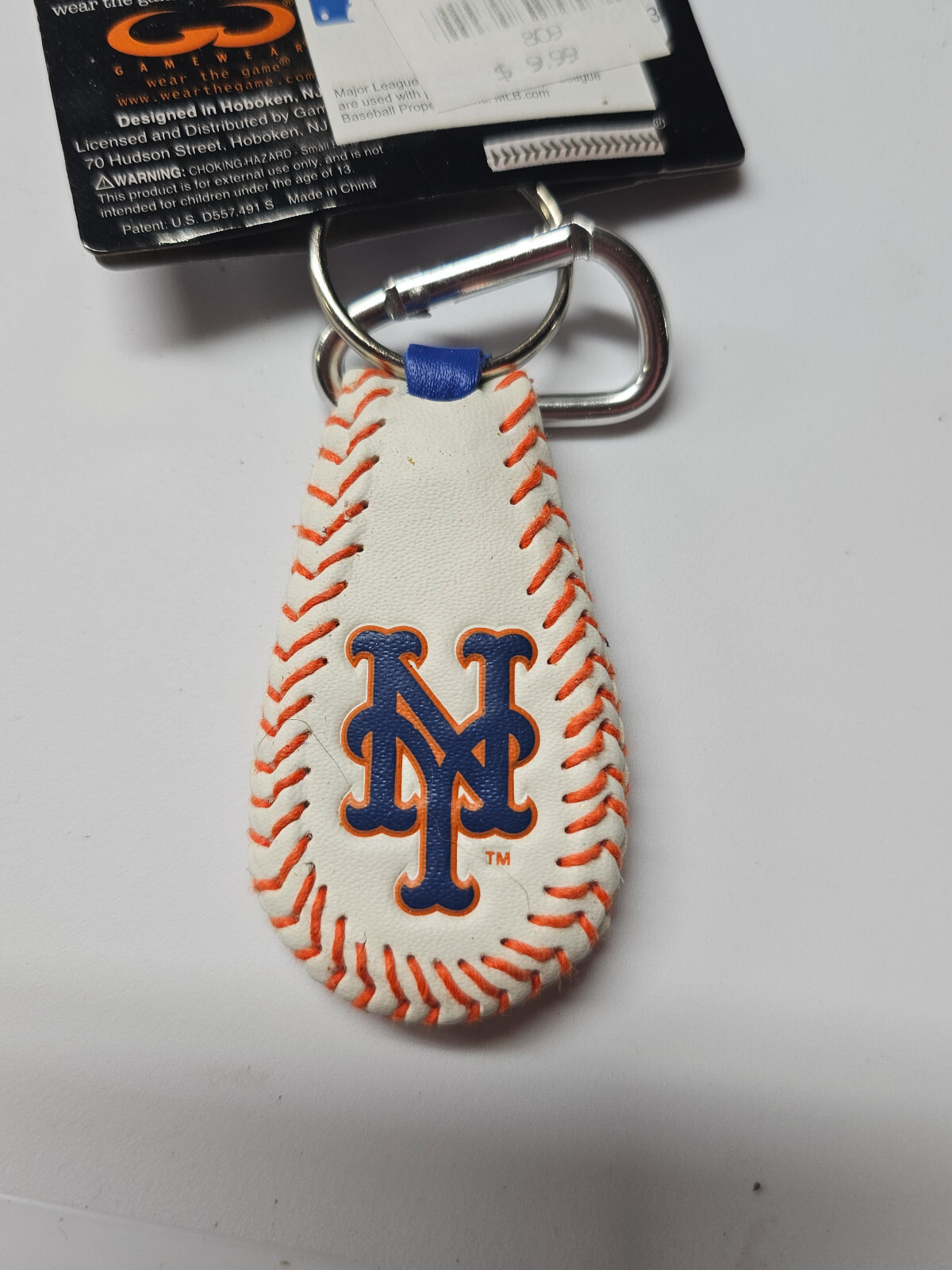 NEW YORK METS MLB BASEBALL KEY CHAIN KEYCHAIN NEW ITH TAG