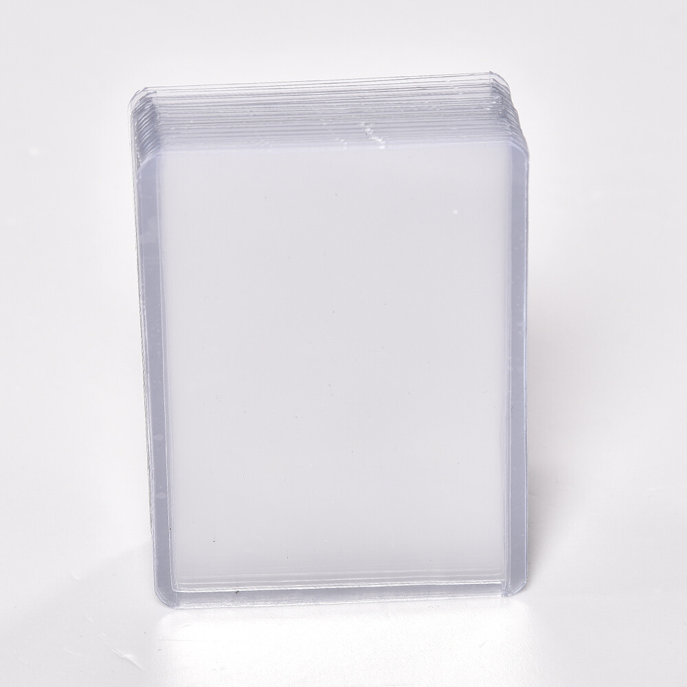 25 Platinum Protectors Clear Trading Card Sleeves Plastic Toploader Card Holders