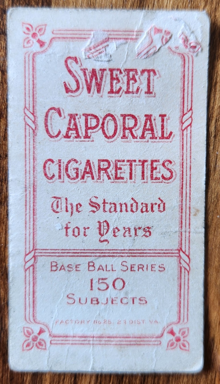 1909-11 T206 Sweet Caporal Card Lot 6 McGann Overall O’Neil Merkle Oldring PR/GD