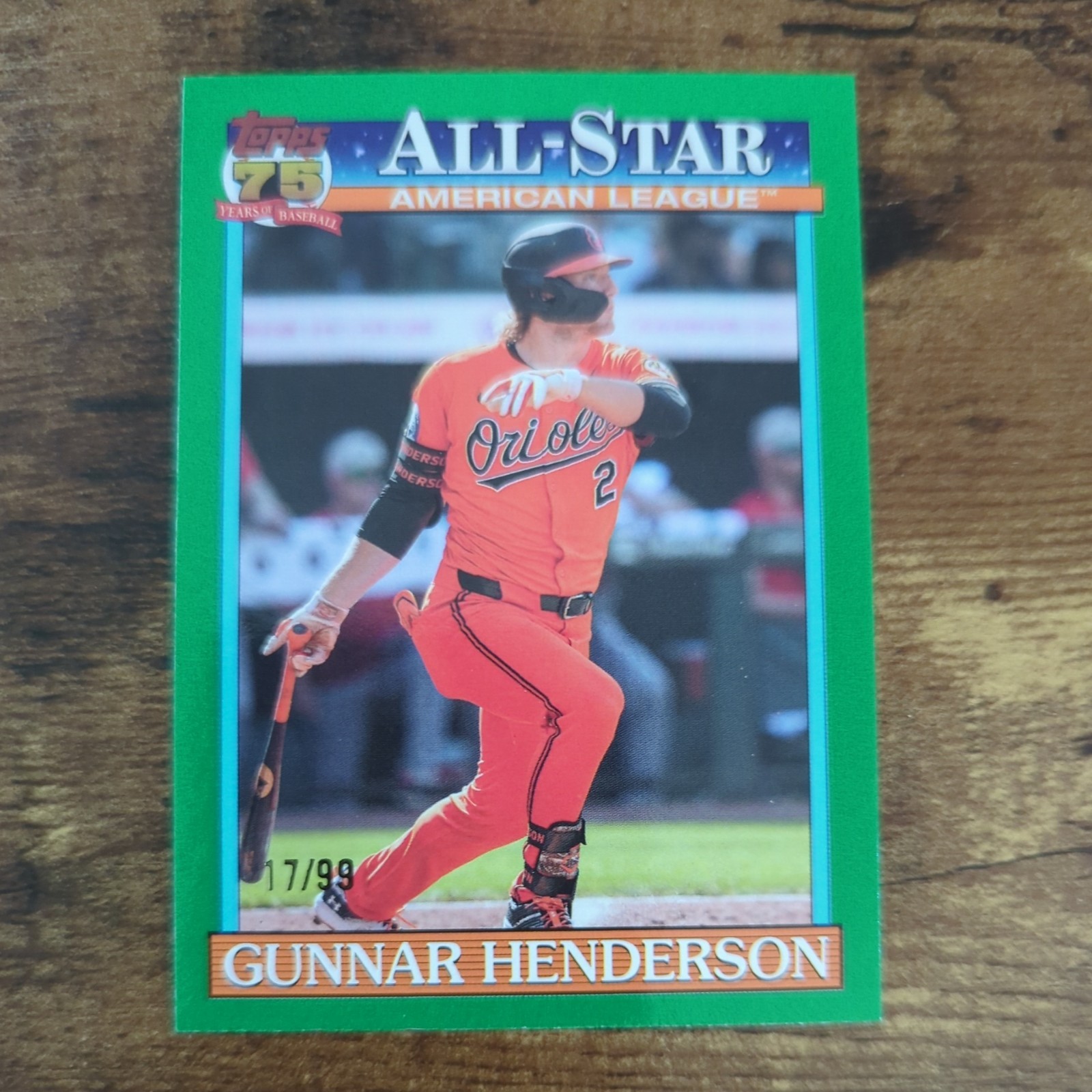 2026 Topps Series 2 – 1991 Topps All-Stars Gunnar Henderson green /99#91AS-49