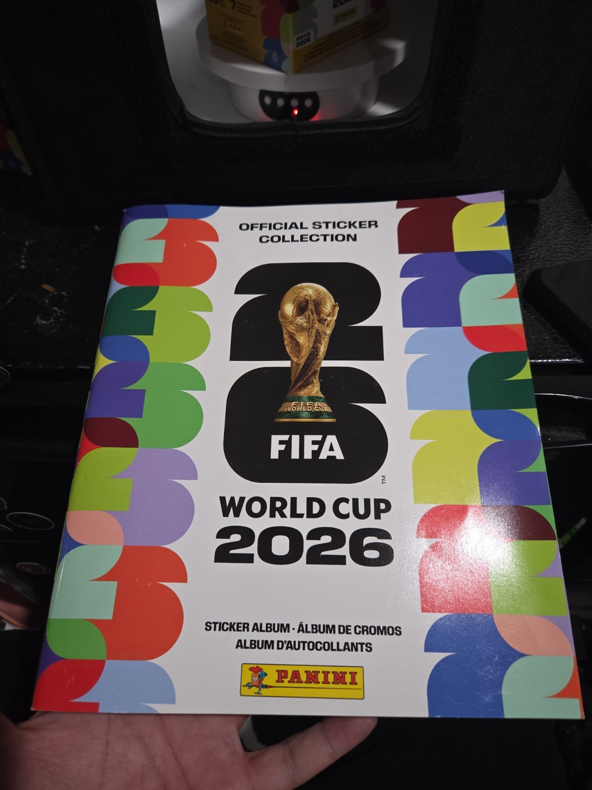 2026 Panini World Cup iCollect Gold Crumple Sealed 50 Pack Box Soft Cover Album