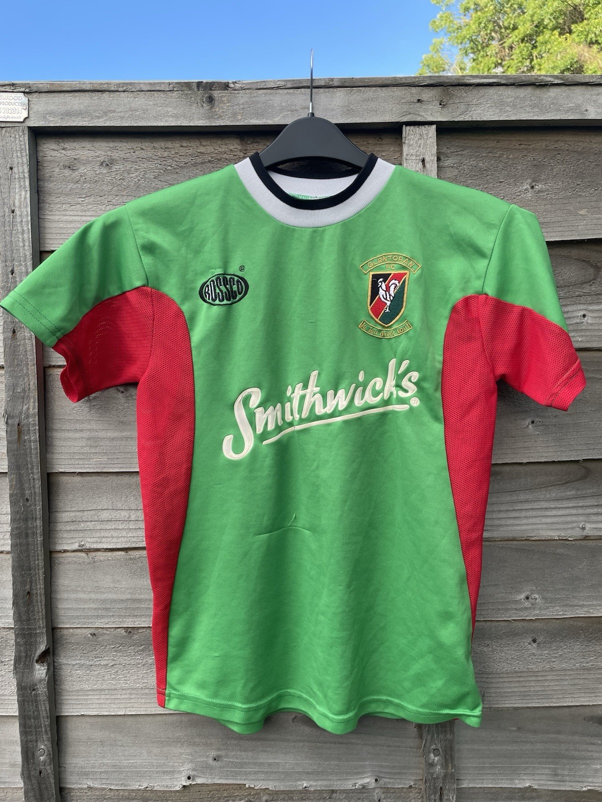 Glentoran 2001–02 Shirt Vintage Authentic Original Made In UK Rare Collectable