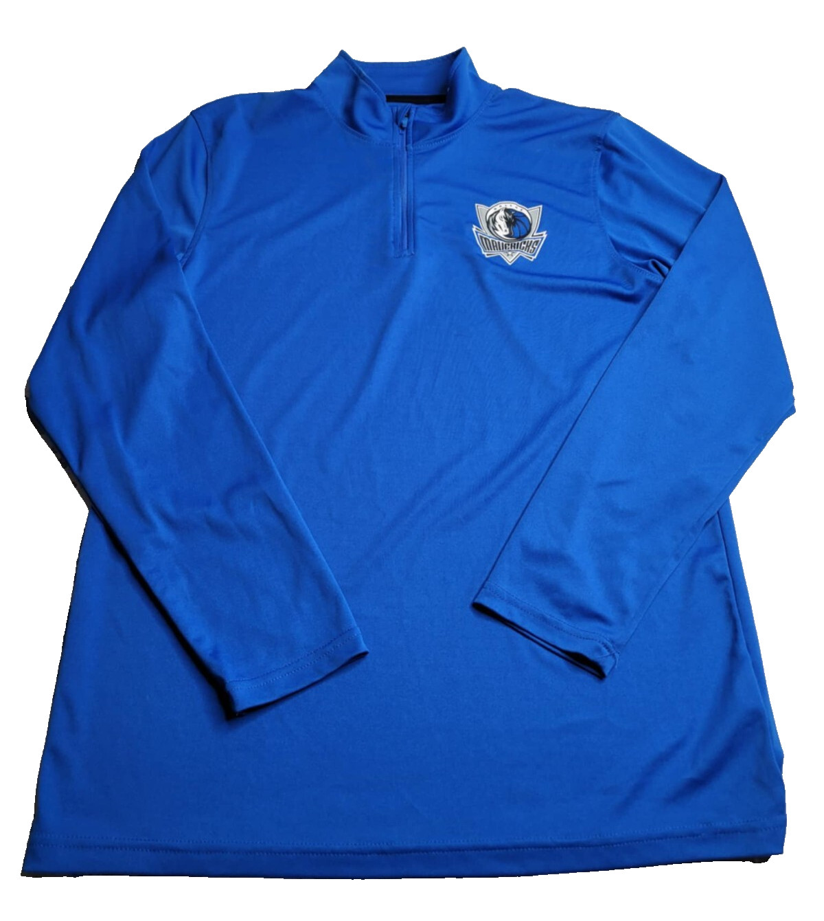 NBA Ultra Game 1/4 Zip Dallas Mavericks Pullover Men’s Large Blue Basketball