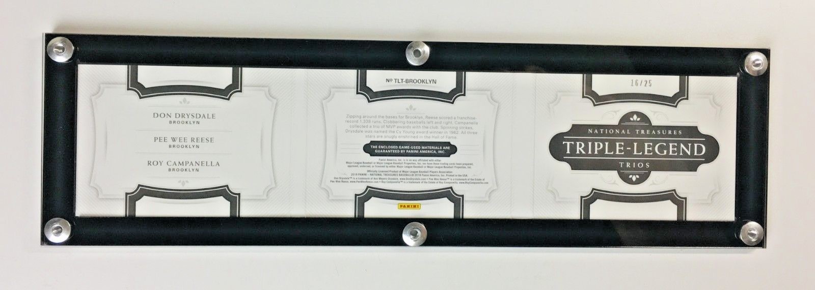 National Treasures Tri Fold Horizontal Booklet Case ( Legendary Trios, Lineups )