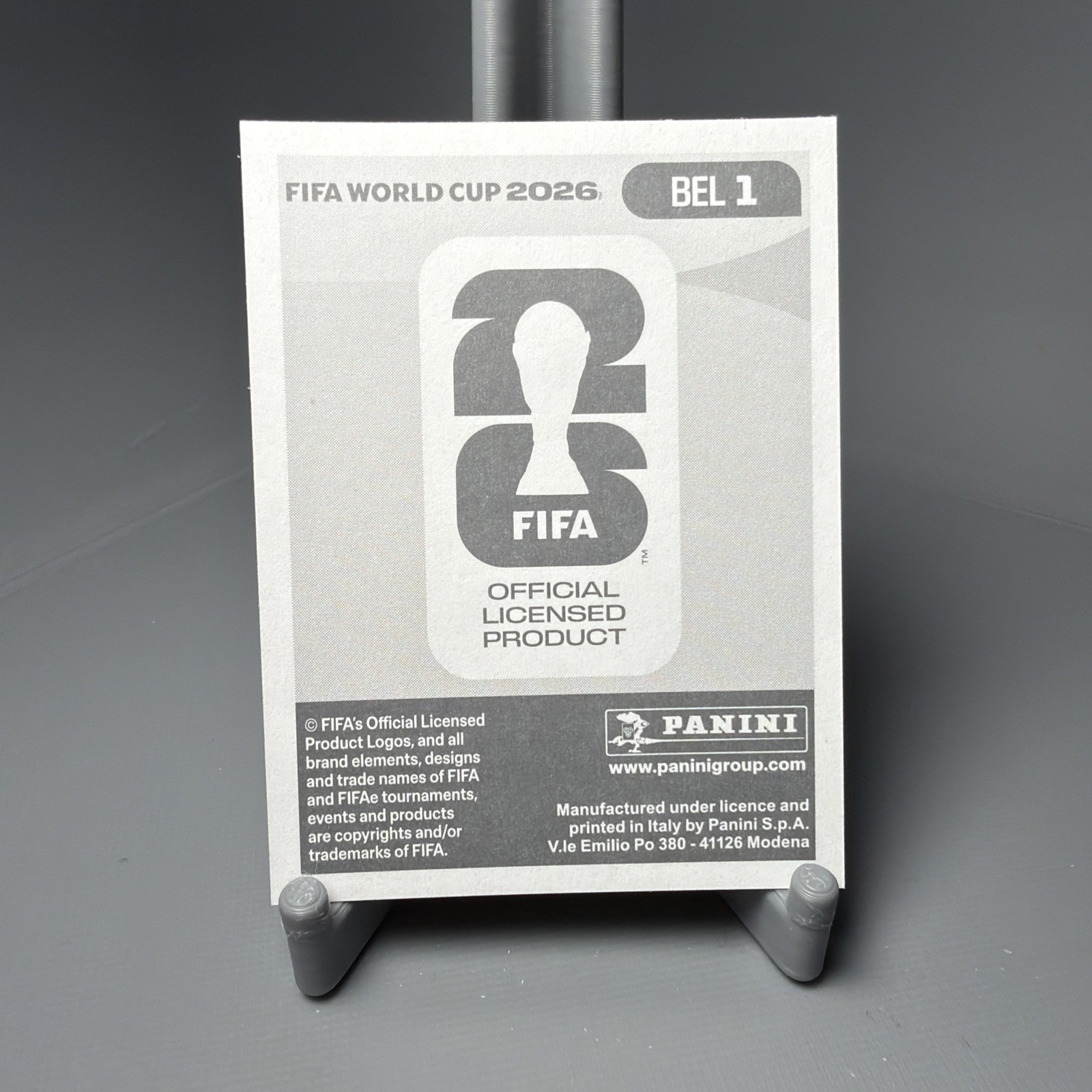 2026 Panini FIFA World Cup Sticker Belgium #BEL1 Emblem Logo Badge Foil