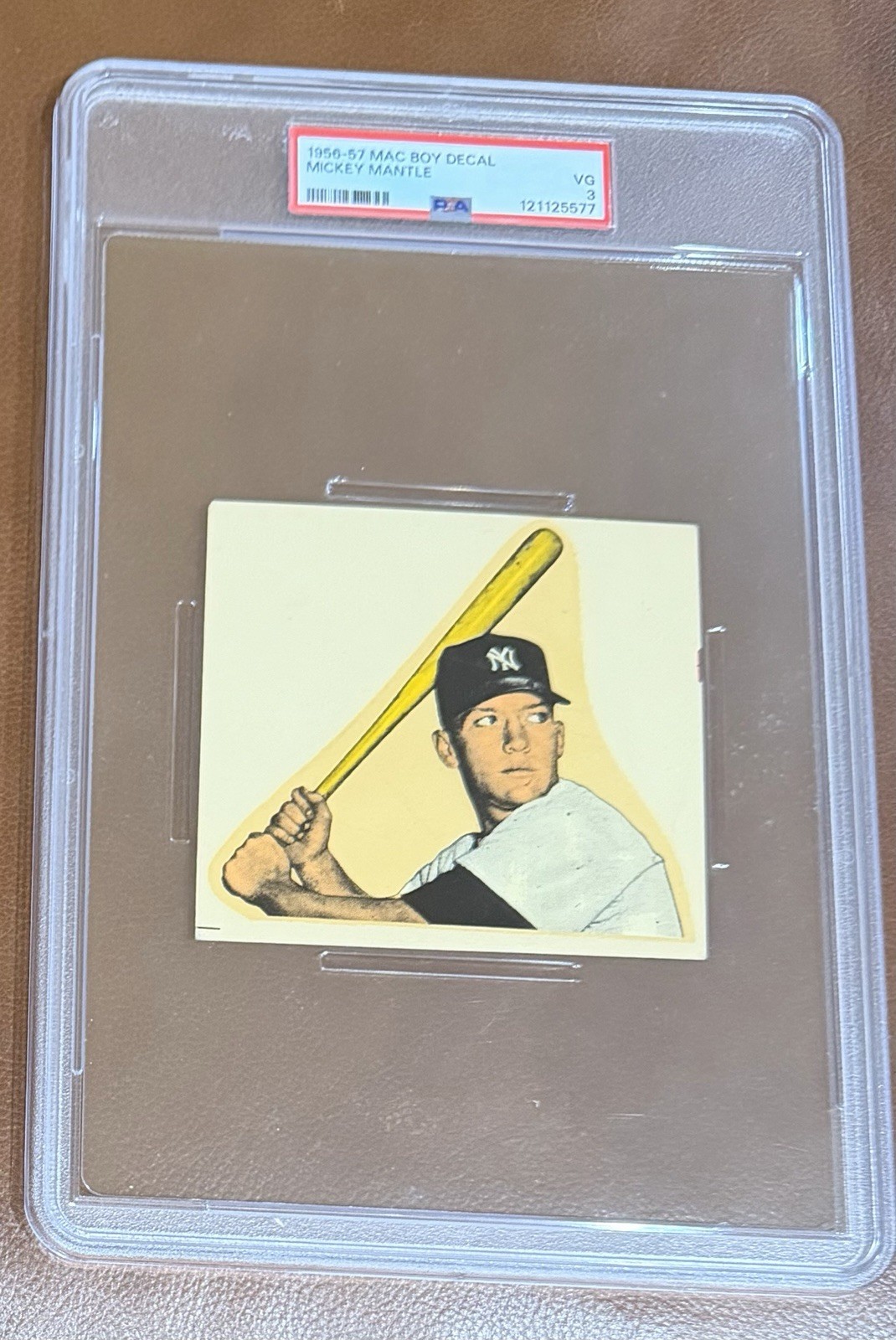 1956 Mac Boy Mickey Mantle – PSA 3 (New Grade)