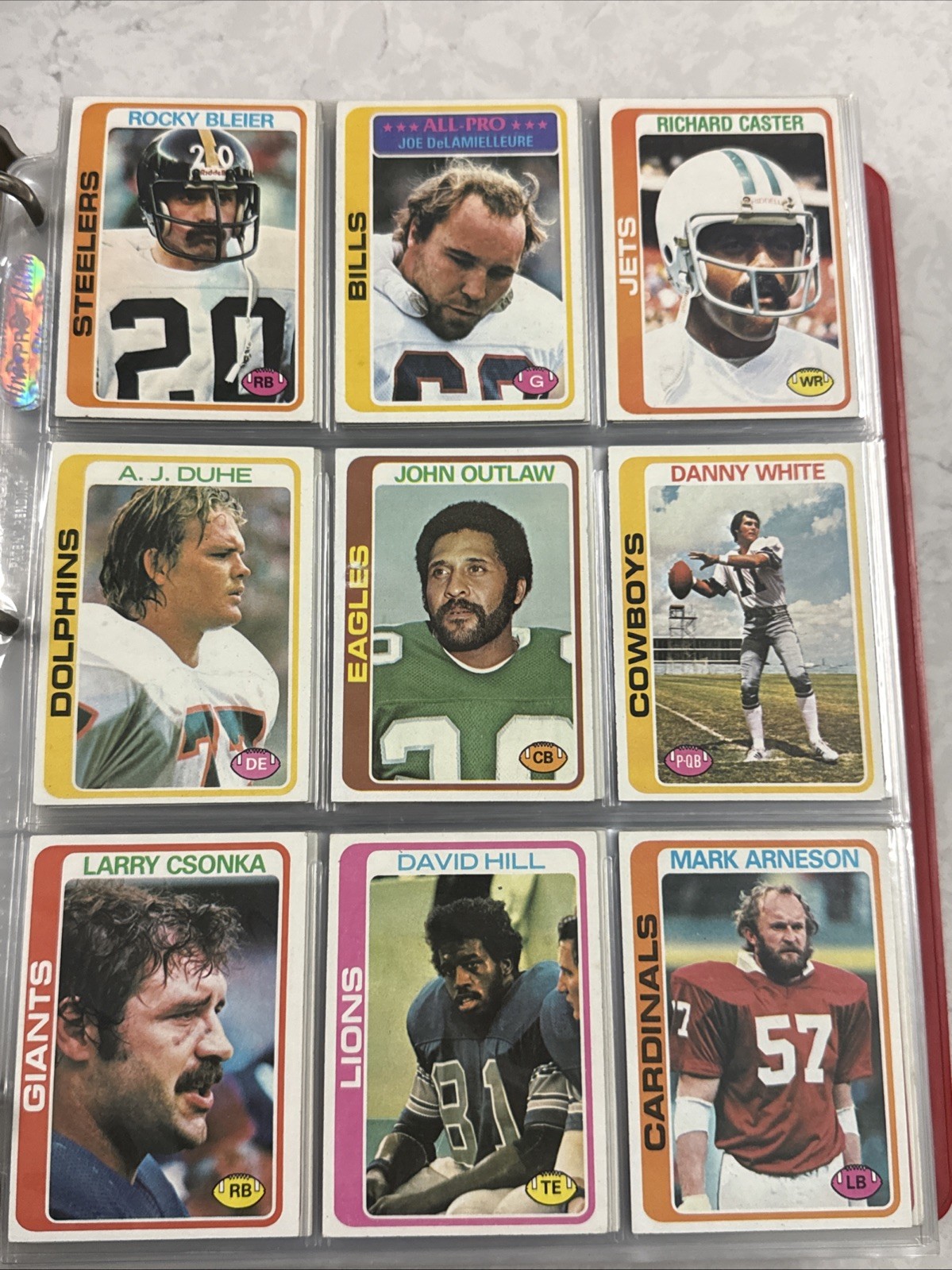 1978 Topps Football Card #s 1-176 +Rookies -You Pick- NFL Trading Cards