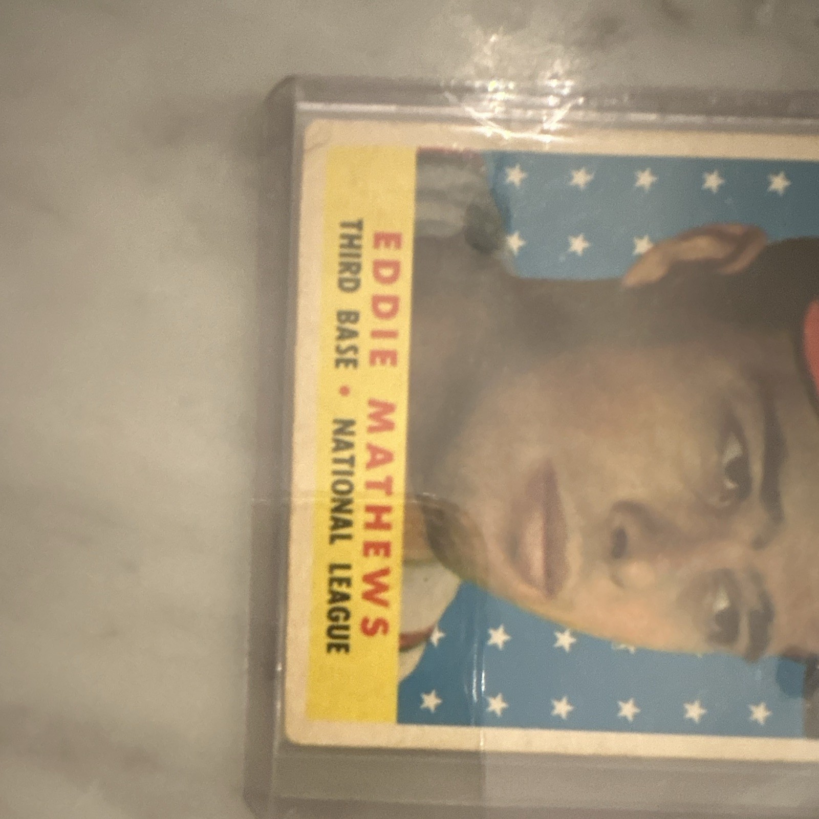 Topps 1958 Eddie Mathews #480 Sport Magazine ’58 All-Star Milwaukee Braves