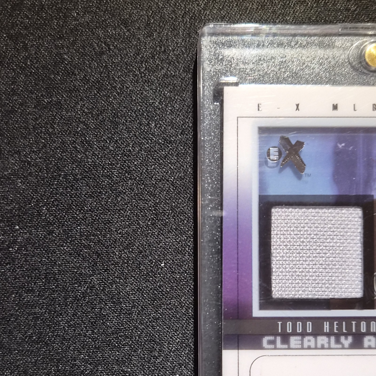 2004 Fleer E-X Todd Helton Clearly Authentics Auto Jersey #CAS-TH /50 Rockies