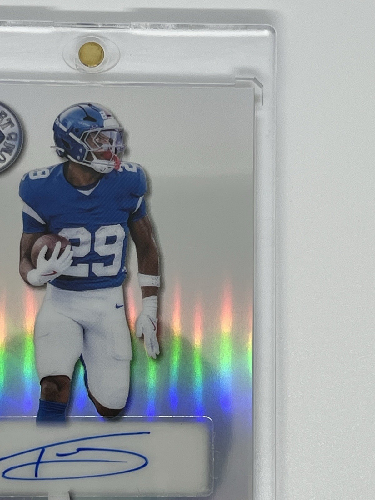 2025 PRO SET METAL PLATINUM AUTO #SP-TTJ TYRONE TRACY Jr. PRISMATIC SILVER /25