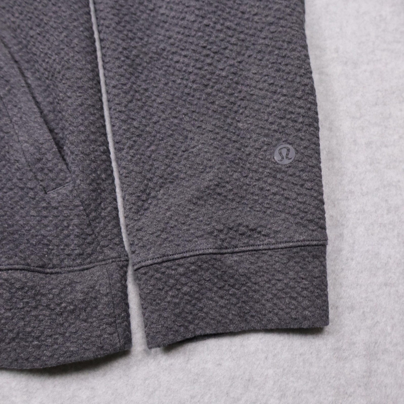 Lululemon At Ease NFLPA Hoodie Men Large Dark Gray/Black NFL Football Sweatshirt
