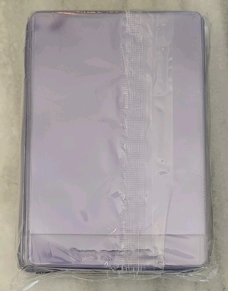 50 CBG Card Saver I New Improved Semi Rigid Trading Card Holders CARDBOARD GOLD