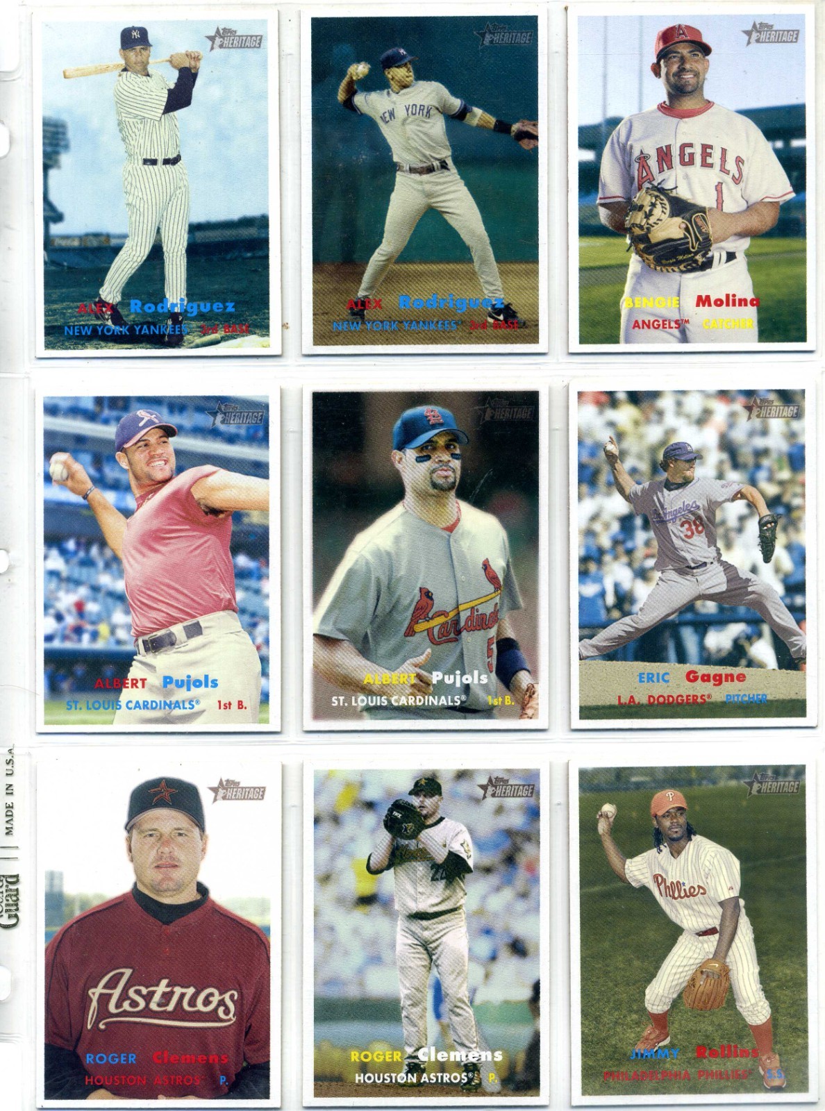 2006 TOPPS HERITAGE BASEBALL 1-494(NO#255)ALL SPS AND COLOR VARIATIONS