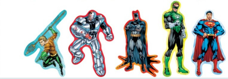 Justice League America Decal Stickers DC Comics Licensed Choose your item