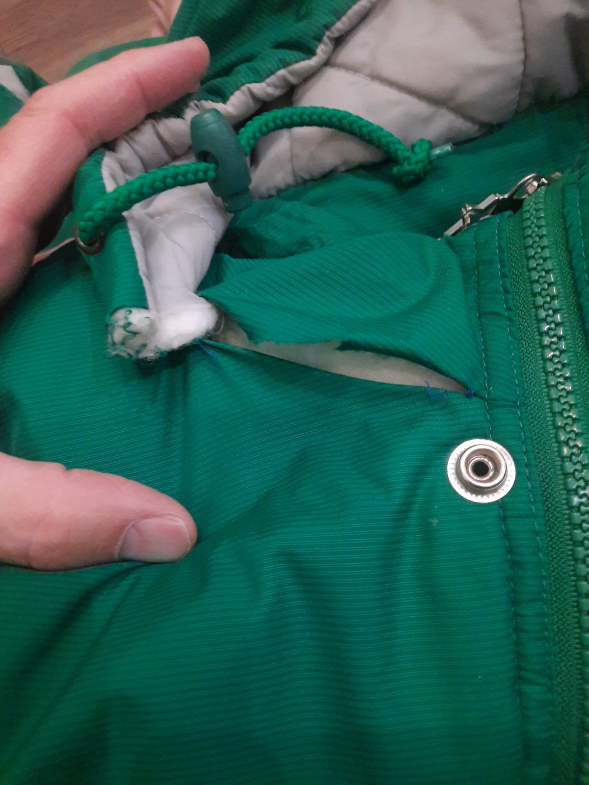 Vint 90s Philadelphia Eagles Starter Jacket Zip Up Kelly Green L See Description