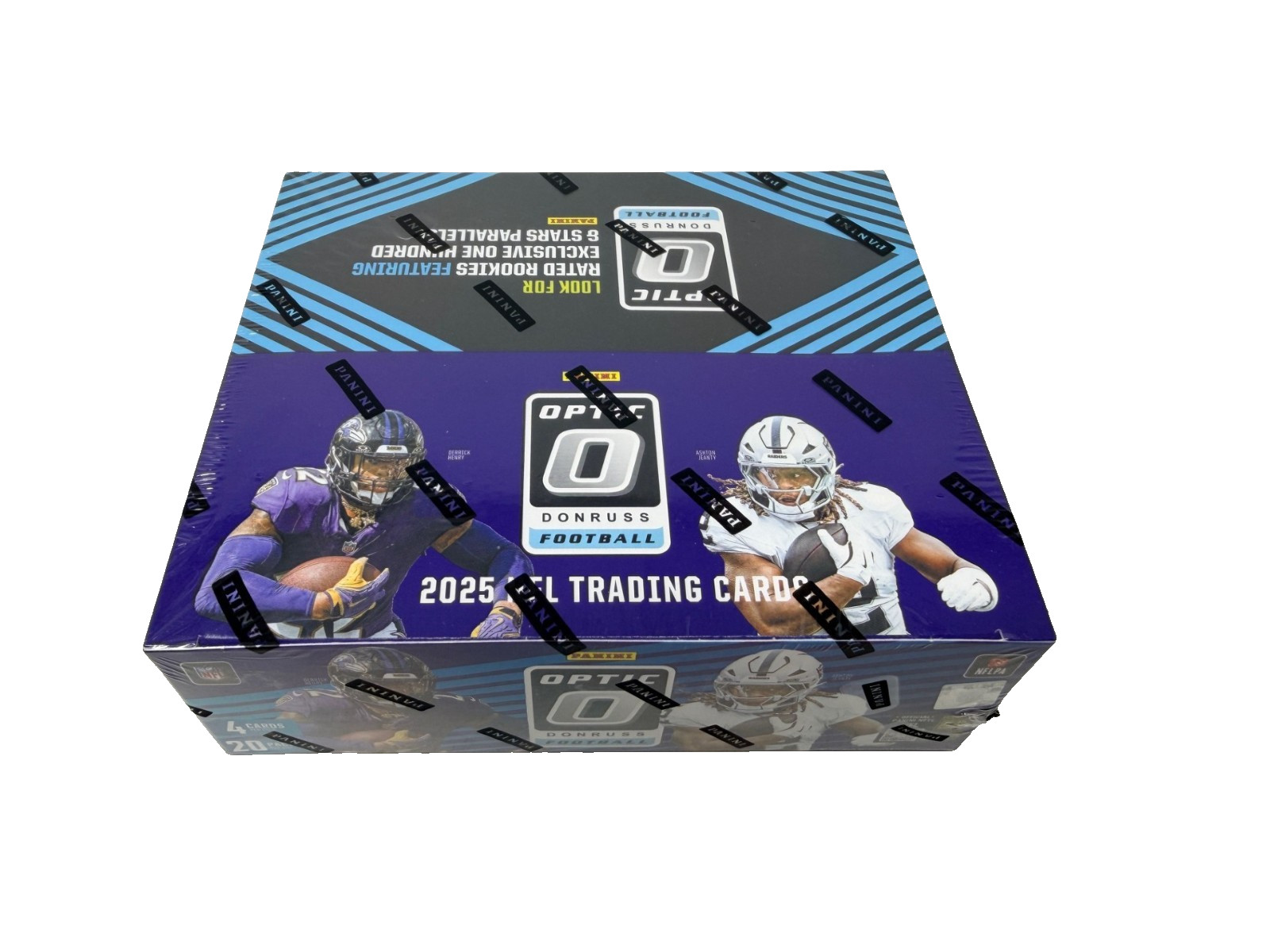 New Panini Optic Donruss Football 2025 NFL Trading Cards 80Ct Retail Box