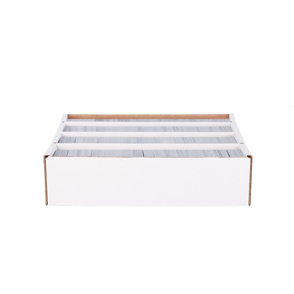 BCW Cardboard Full Lid 3200 Count Baseball Trading Card 4-Row Storage Box