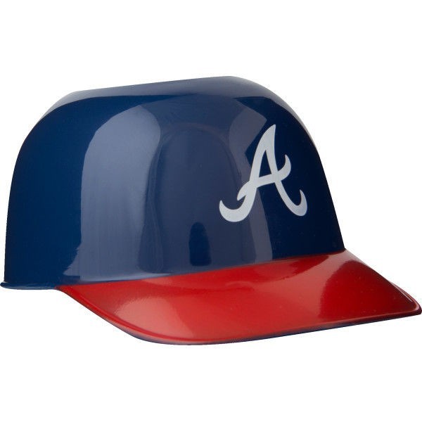 Atlanta Braves MLB Baseball 8oz Ice Cream Sundae Helmet Snack Bowl Cup NEW