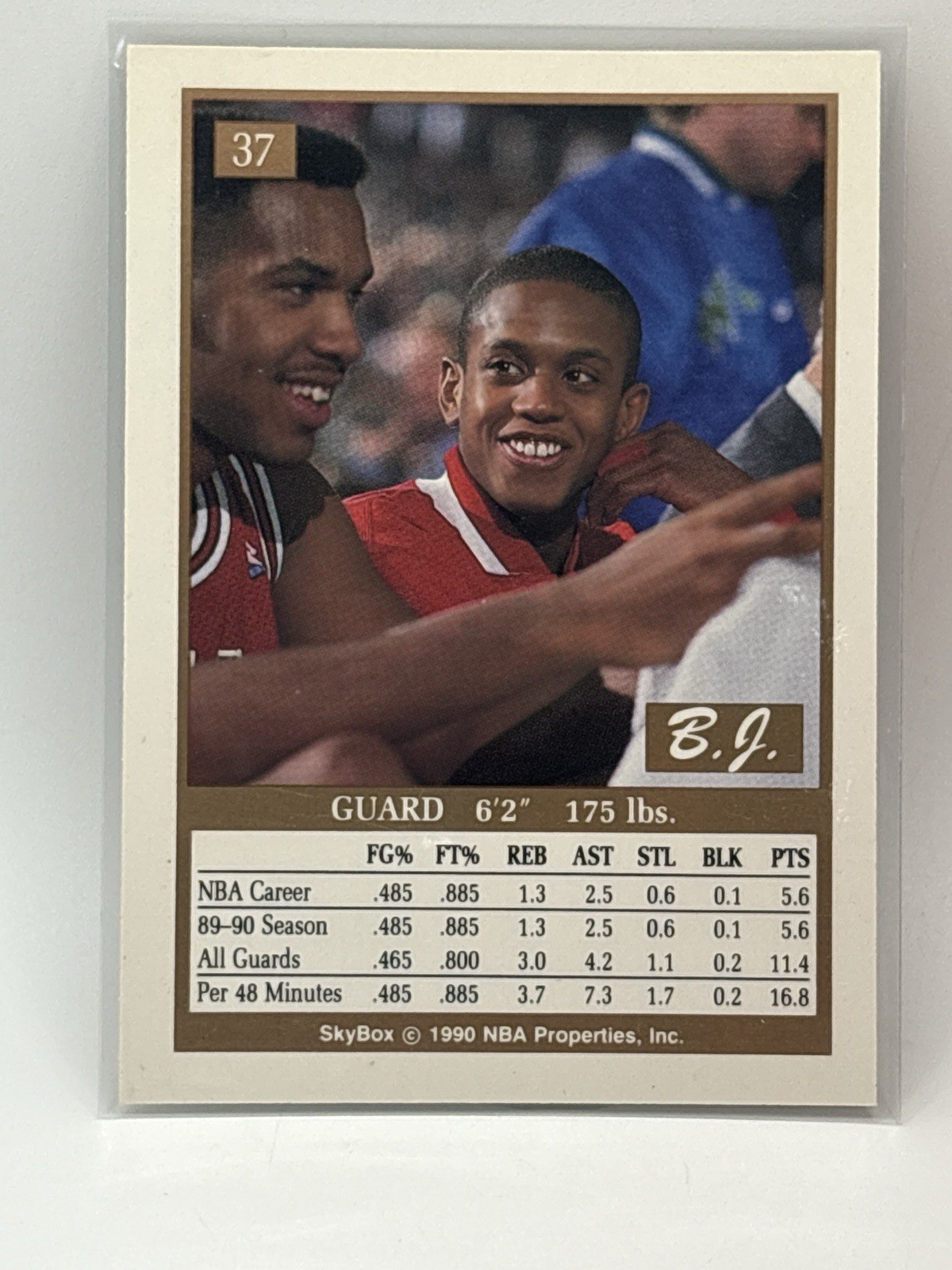 1990-91 Skybox – B.J. Armstrong #37 (RC)