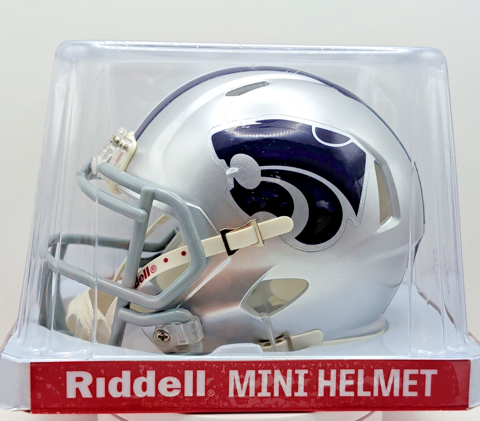 New NCAA Kansas State University Wildcats Mini Riddell Speed Football Helmet
